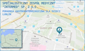 PORADNIA GASTROENTEROLOGICZNA DLA DZIECI - SPECJALISTYCZNY ZESPÓŁ MEDYCZNY "INTERMED" SP. Z O.O. - GŁOWACKIEGO 35, LUBLIN
