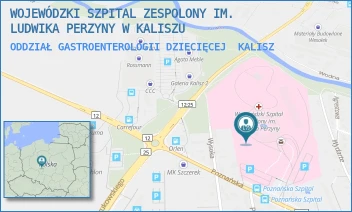 ODDZIAŁ GASTROENTEROLOGII DZIECIĘCEJ - WOJEWÓDZKI SZPITAL ZESPOLONY IM. LUDWIKA PERZYNY W KALISZU - POZNAŃSKA 79, KALISZ